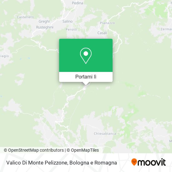 Mappa Valico Di Monte Pelizzone