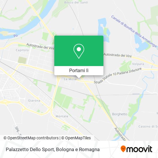 Mappa Palazzetto Dello Sport