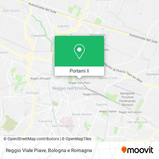 Mappa Reggio Viale Piave