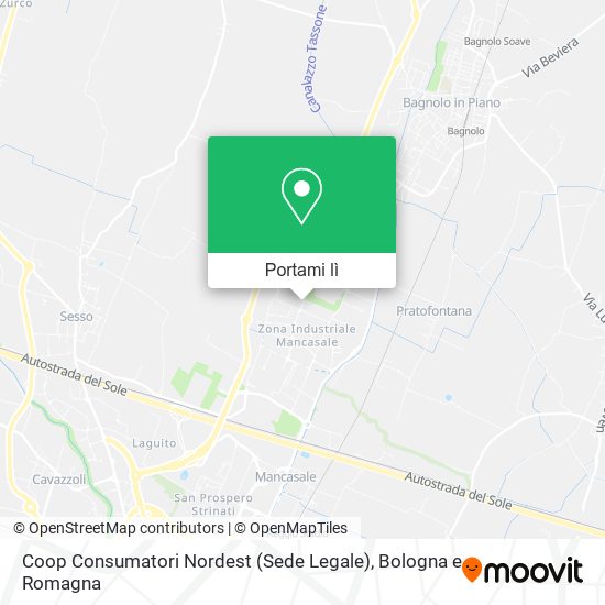 Mappa Coop Consumatori Nordest (Sede Legale)