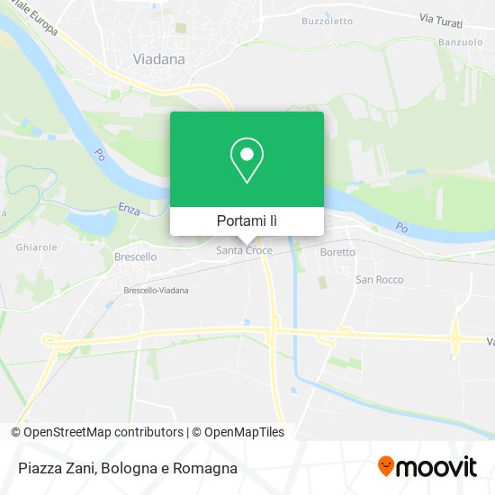 Mappa Piazza Zani