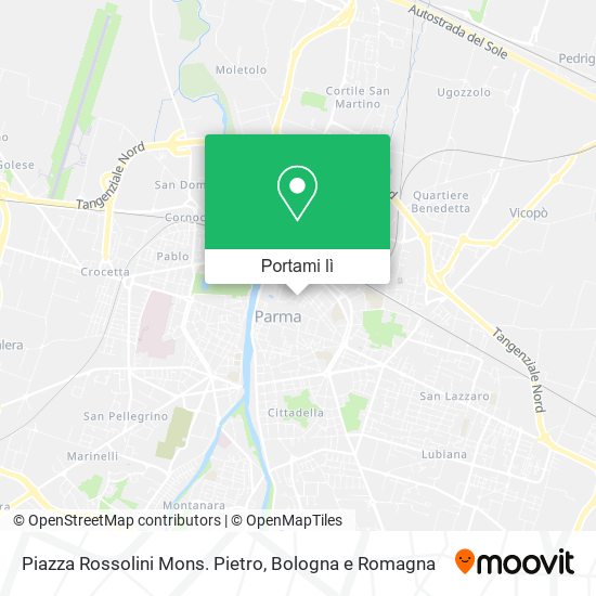 Mappa Piazza Rossolini Mons. Pietro