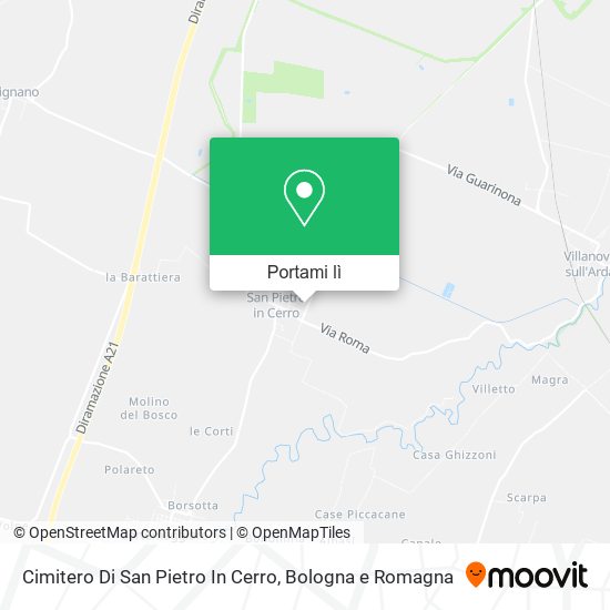 Mappa Cimitero Di San Pietro In Cerro