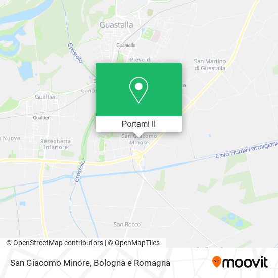 Mappa San Giacomo Minore