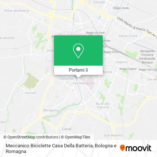 Mappa Meccanico Biciclette 
Casa Della Batteria