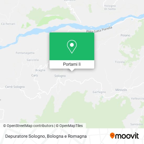 Mappa Depuratore Sologno
