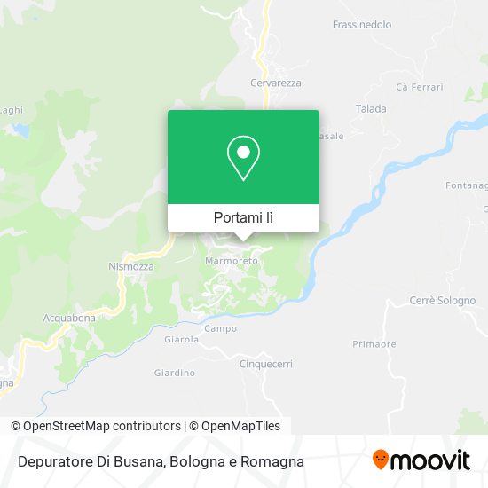 Mappa Depuratore Di Busana