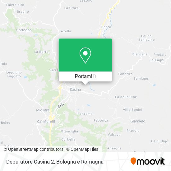 Mappa Depuratore Casina 2