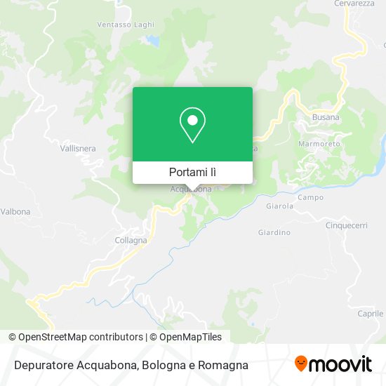 Mappa Depuratore Acquabona