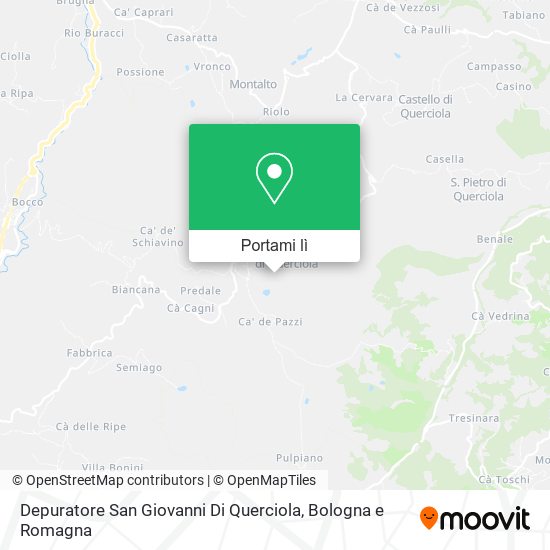 Mappa Depuratore San Giovanni Di Querciola