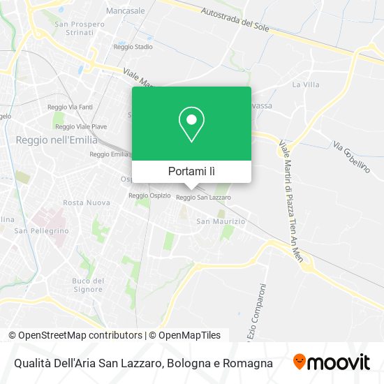 Mappa Qualità Dell'Aria San Lazzaro