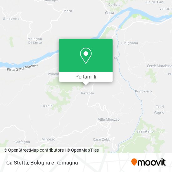 Mappa Cà Stetta