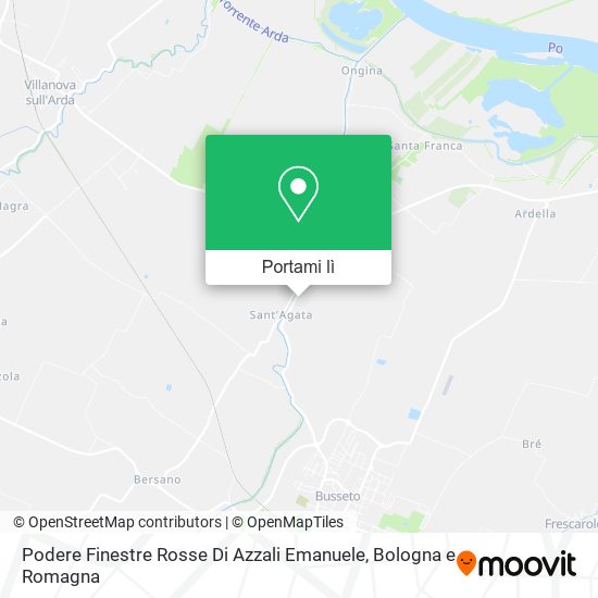 Mappa Podere Finestre Rosse Di Azzali Emanuele