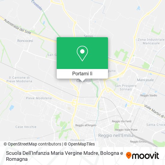 Mappa Scuola Dell'Infanzia Maria Vergine Madre