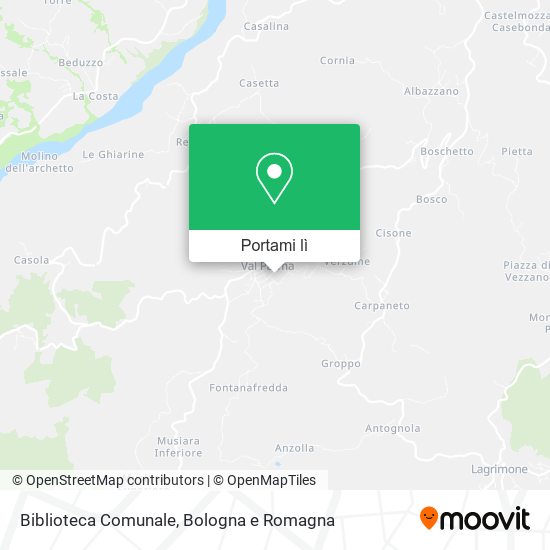 Mappa Biblioteca Comunale