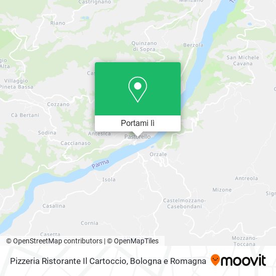 Mappa Pizzeria Ristorante Il Cartoccio