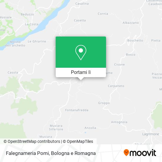 Mappa Falegnameria Pomi