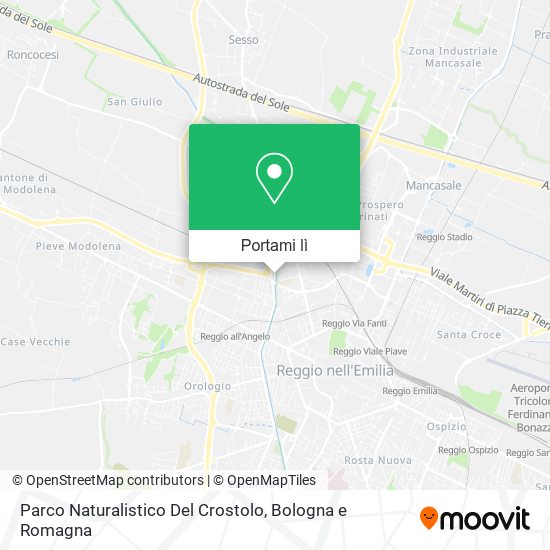 Mappa Parco Naturalistico Del Crostolo