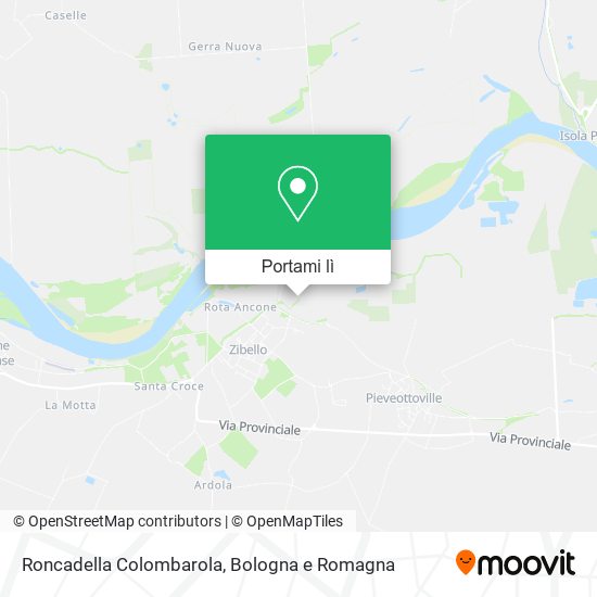 Mappa Roncadella Colombarola