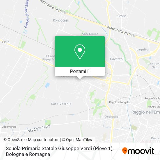 Mappa Scuola Primaria Statale Giuseppe Verdi (Pieve 1)