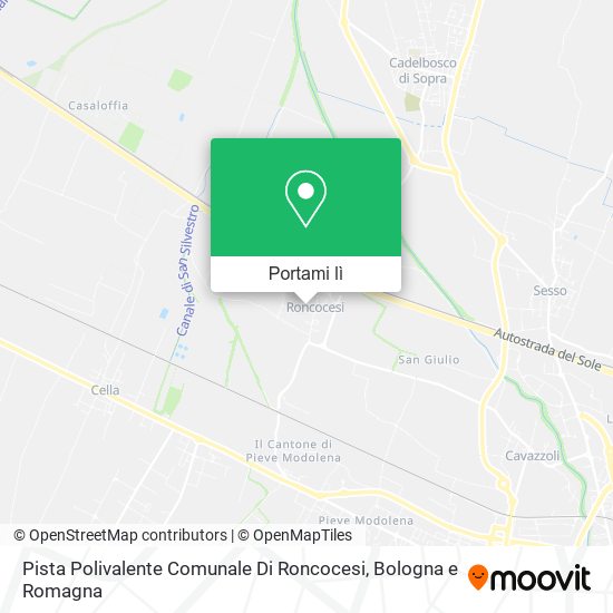 Mappa Pista Polivalente Comunale Di Roncocesi
