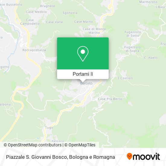 Mappa Piazzale S. Giovanni Bosco