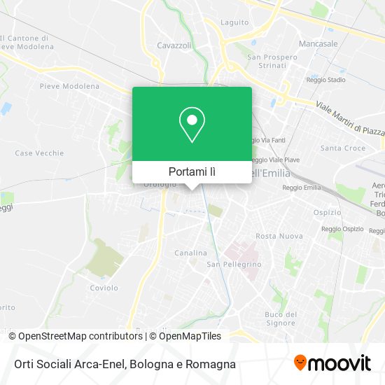 Mappa Orti Sociali Arca-Enel