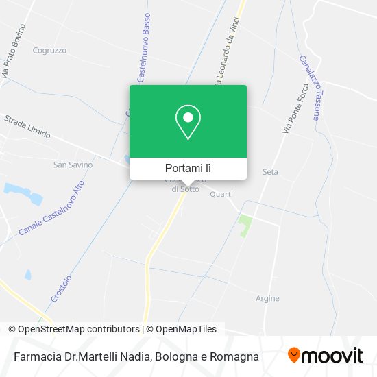 Mappa Farmacia Dr.Martelli Nadia