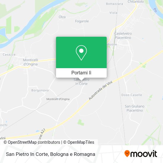 Mappa San Pietro In Corte