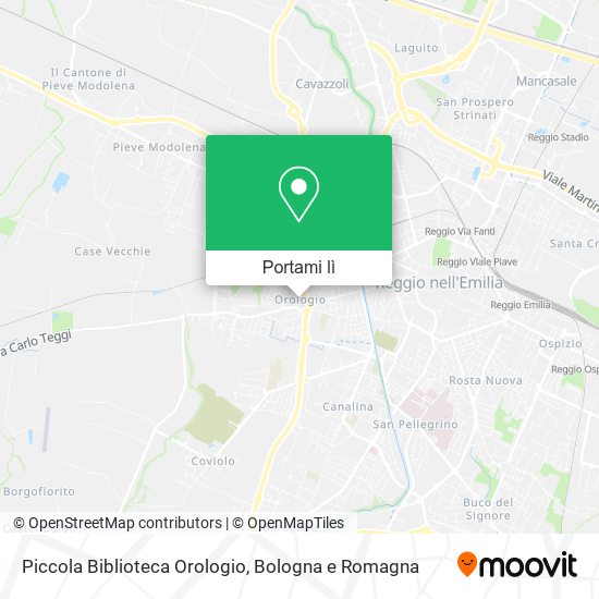 Mappa Piccola Biblioteca Orologio