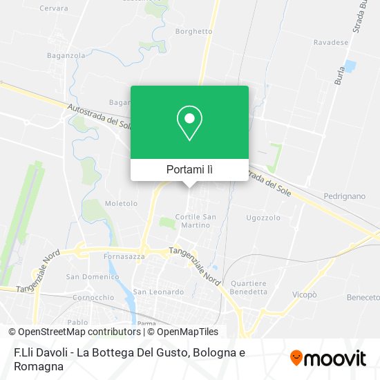 Mappa F.Lli Davoli - La Bottega Del Gusto