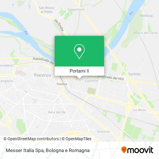 Mappa Messer Italia Spa