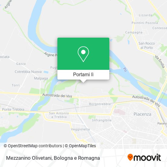 Mappa Mezzanino Olivetani