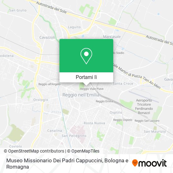 Mappa Museo Missionario Dei Padri Cappuccini