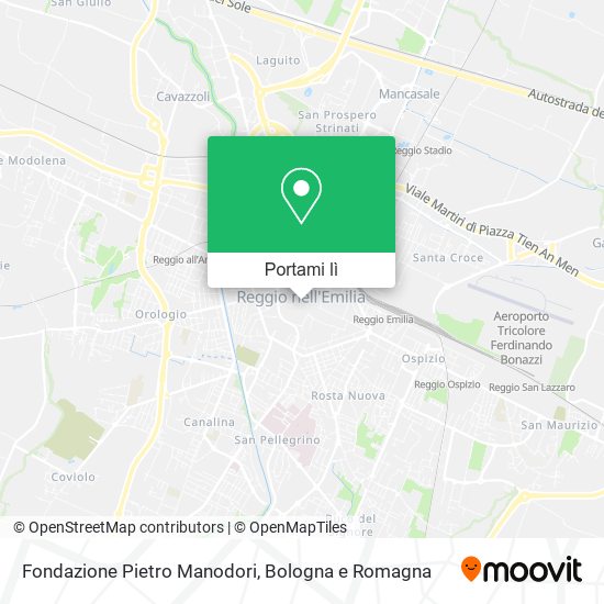Mappa Fondazione Pietro Manodori