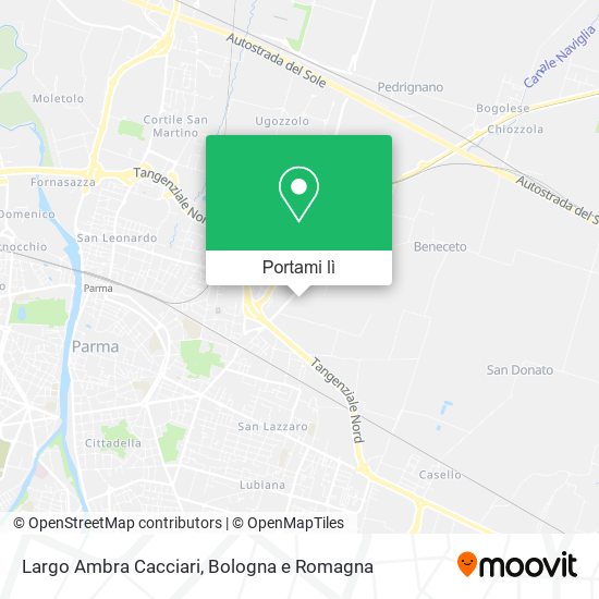 Mappa Largo Ambra Cacciari