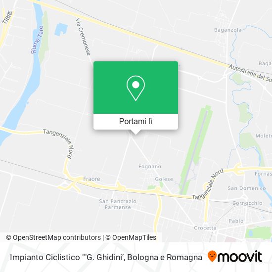 Mappa Impianto Ciclistico ""G. Ghidini’