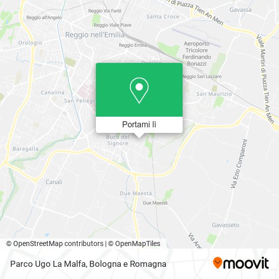 Mappa Parco Ugo La Malfa