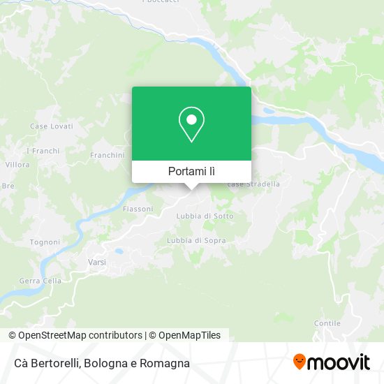 Mappa Cà Bertorelli