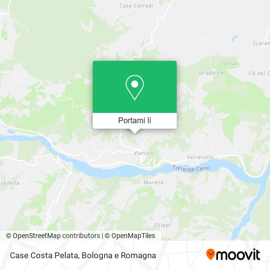 Mappa Case Costa Pelata
