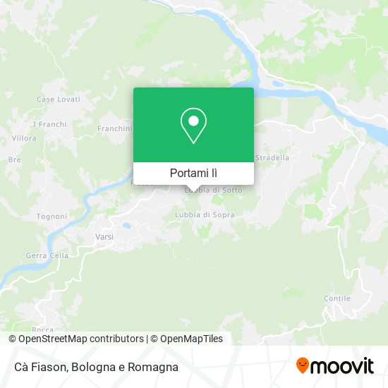 Mappa Cà Fiason