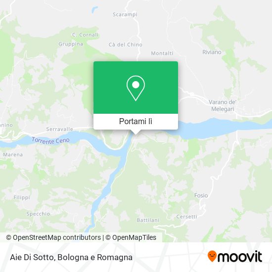 Mappa Aie Di Sotto