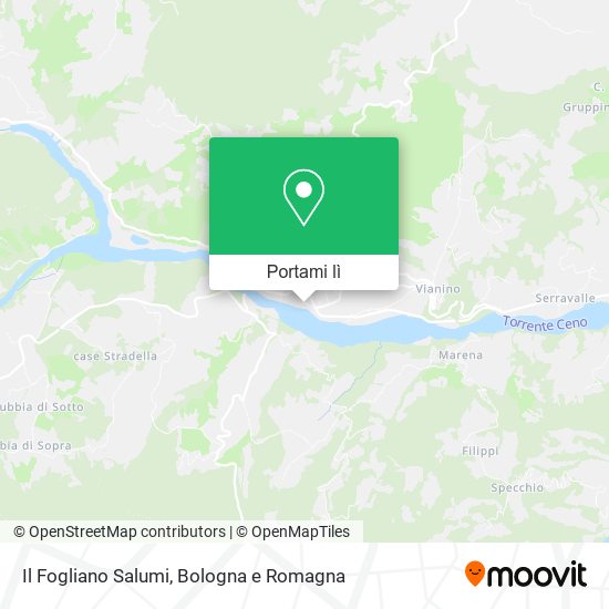 Mappa Il Fogliano Salumi
