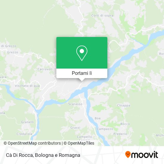 Mappa Cà Di Rocca