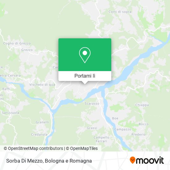 Mappa Sorba Di Mezzo