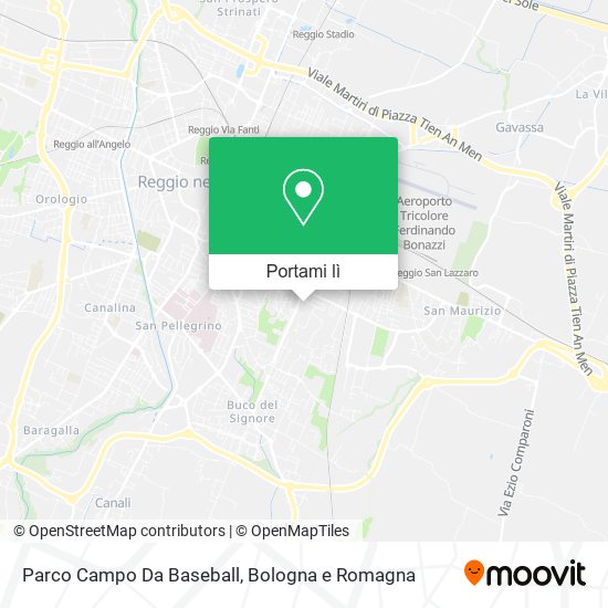 Mappa Parco Campo Da Baseball