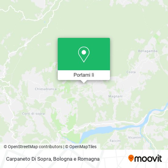Mappa Carpaneto Di Sopra
