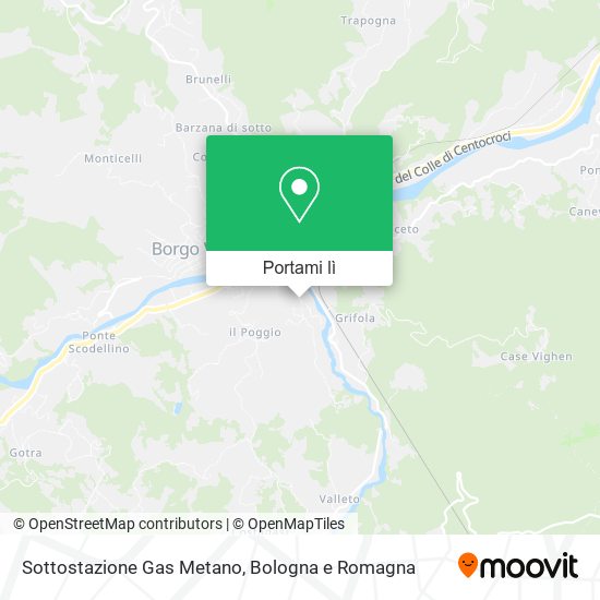 Mappa Sottostazione Gas Metano