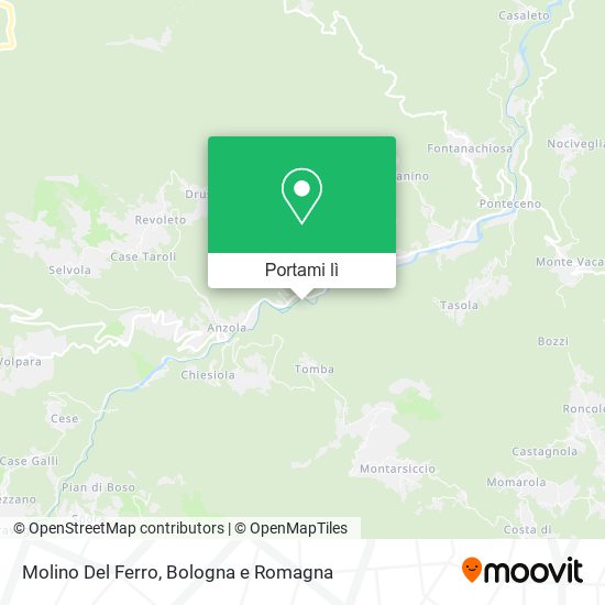 Mappa Molino Del Ferro
