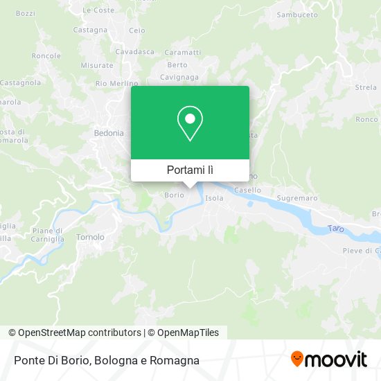 Mappa Ponte Di Borio